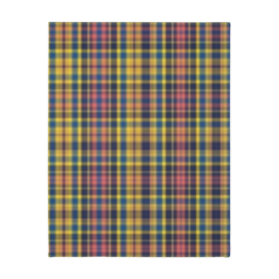 7CB  Colorful Plaid Blanket
