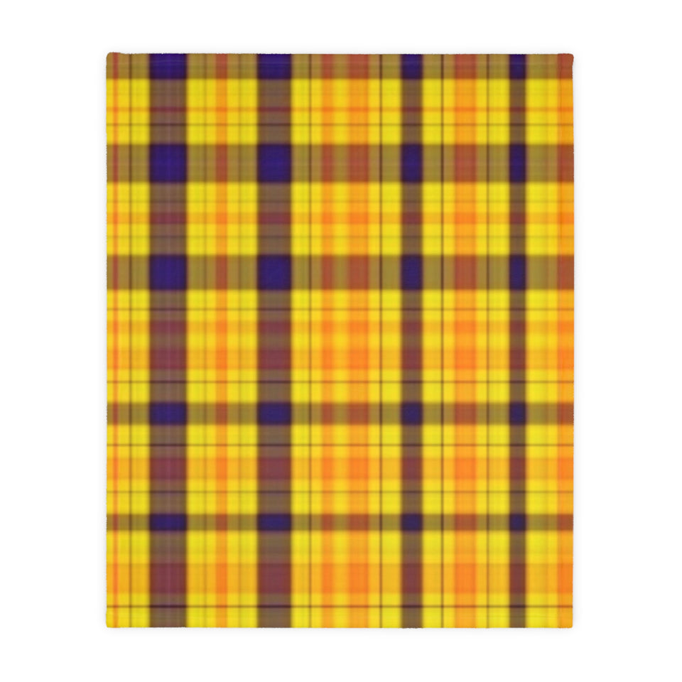 33CB  Colorful Plaid Blanket