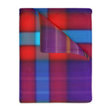 37CB  Colorful Plaid Blanket