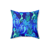 26PCF  Peacock Feather Pillow