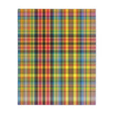 59CB  Colorful Plaid Blanket