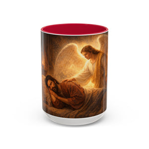 BSM43. Angel visiting Joseph Mug