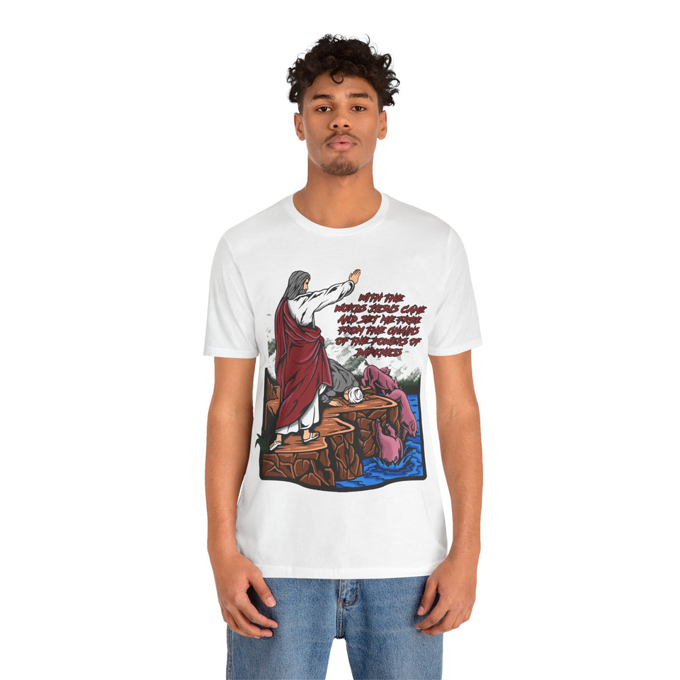4BSTS  Jesus Casts Demons Out Bible Story Shirt