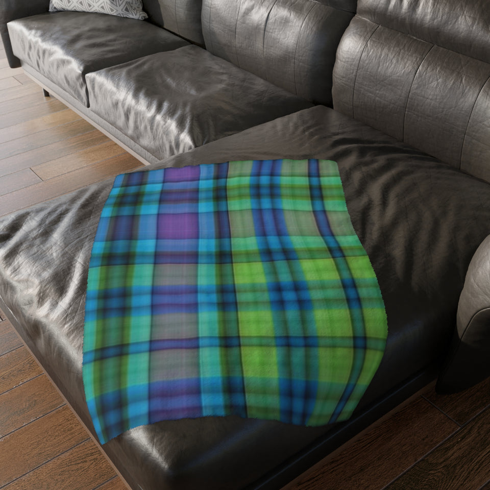 20CB  Colorful Plaid Blanket