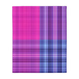 17CB  Colorful Plaid Blanket