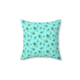 64PCF  Peacock Feather Pillow