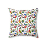 51PCF  Peacock Feather Pillow