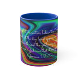 58CMSM  Colorful Marble Genesis 1:9-10 Mug