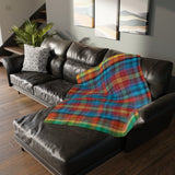 60CB  Colorful Plaid Blanket