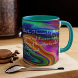 58CMSM  Colorful Marble Genesis 1:9-10 Mug