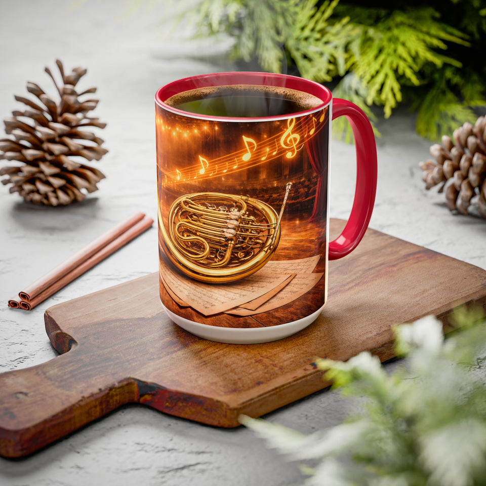 MIM13  French Horn Music Mug