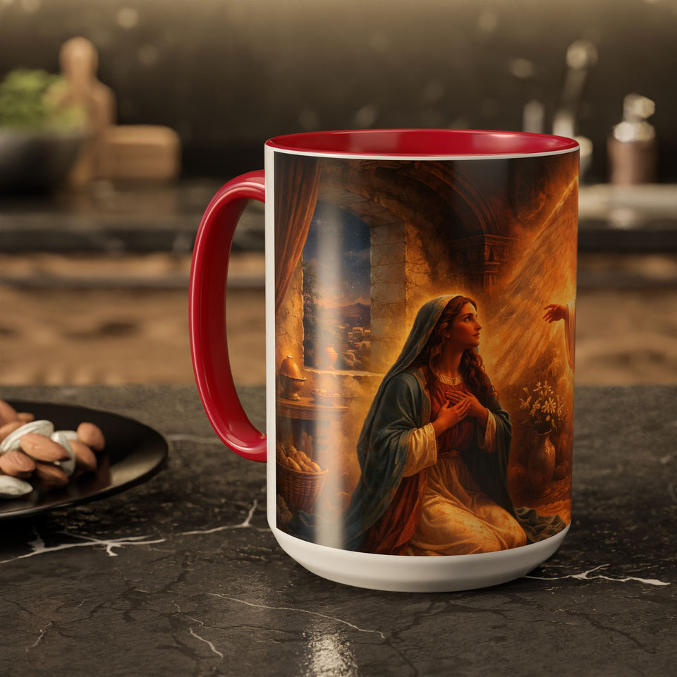 BSM42 Angel Visits Mary Mug