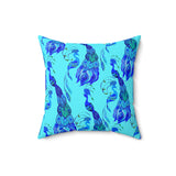 23PCF  Peacock Feather Pillow