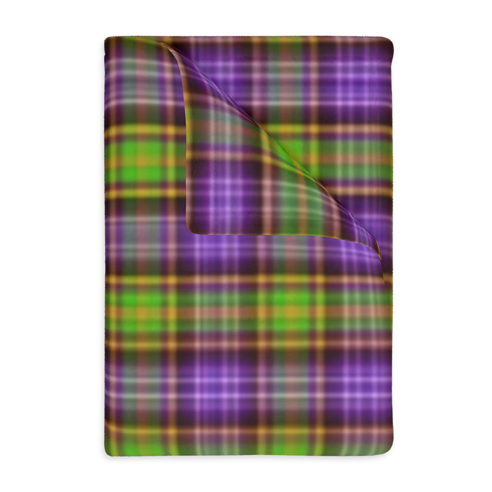 41CB  Colorful Plaid Blanket