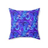 25PCF  Peacock Feather Pillow