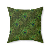 6PCF  Peacock Feather Pillow