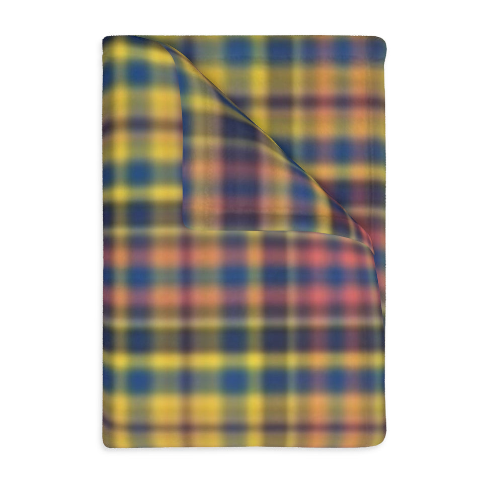 7CB  Colorful Plaid Blanket