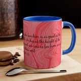 6CMSM  Colorful Marble Psalms 103:11-12  Mug