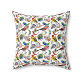 51PCF  Peacock Feather Pillow