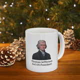 13TJQM  Thomas Jefferson historical quote mug