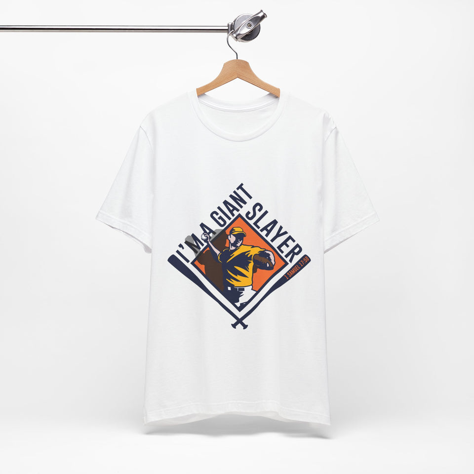 10CTS  Unisex Christian t shirt  Giant Slayer