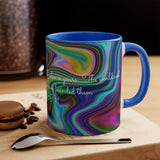 52CMSM  Colorful Marble Psalms 89:11  Mug