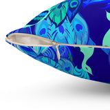 26PCF  Peacock Feather Pillow