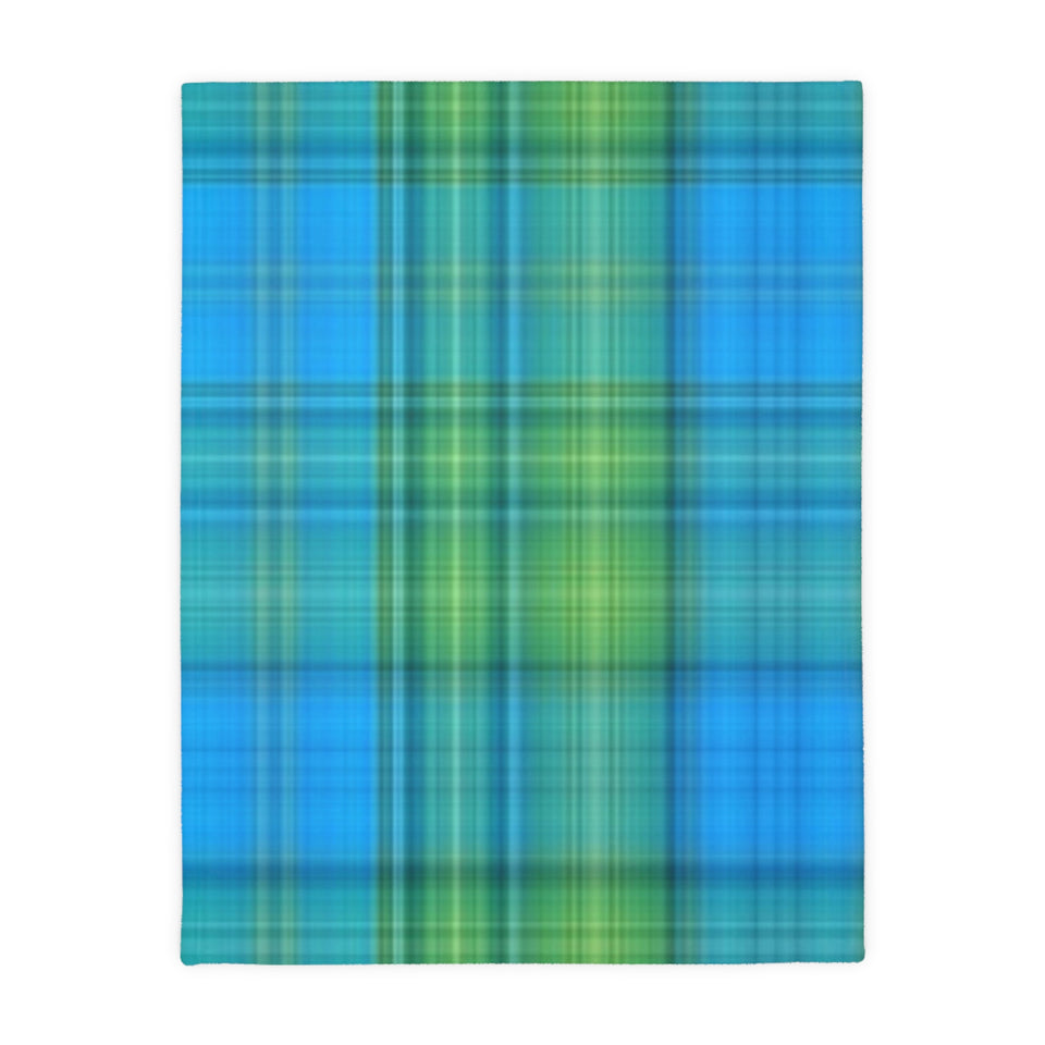 13CB  Colorful Plaid Blanket