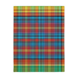 60CB  Colorful Plaid Blanket