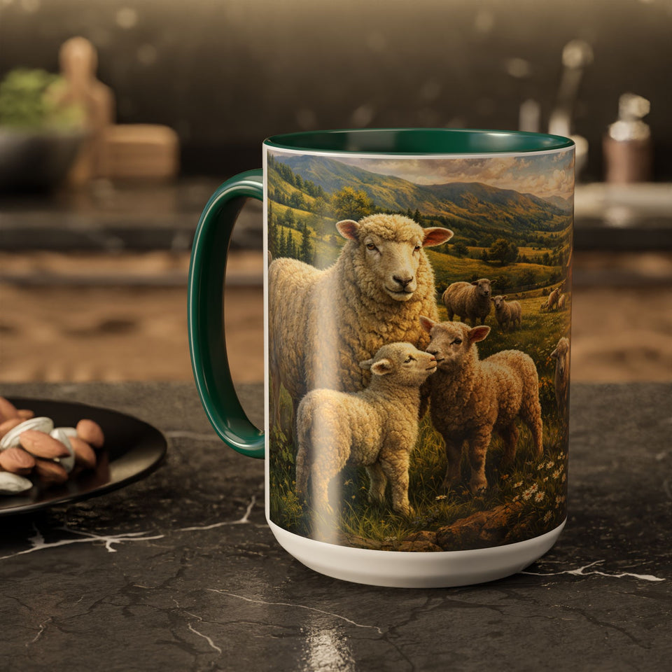AM47  Countryside Sheep  Mug