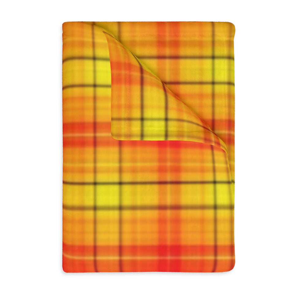 36CB  Colorful Plaid Blanket