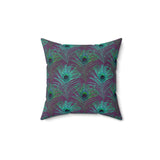 10PCF  Peacock Feather Pillow