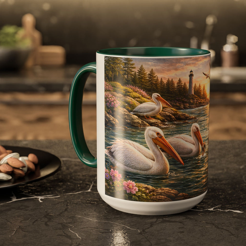 AM20  Pelican Lighthouse  Mug