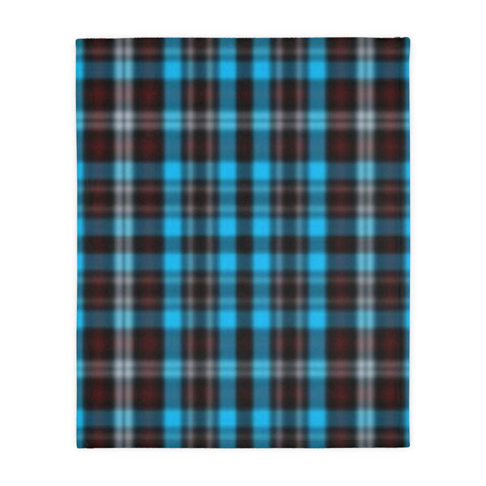 56CB  Colorful Plaid Blanket