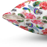 57PCF  Peacock Feather Pillow