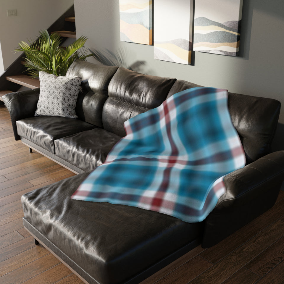 53CB  Colorful Plaid Blanket