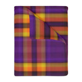 40CB  Colorful Plaid Blanket