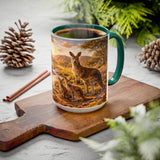 AM61  Kangaroo Family Mug