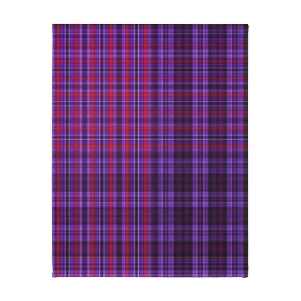 35CB  Colorful Plaid Blanket