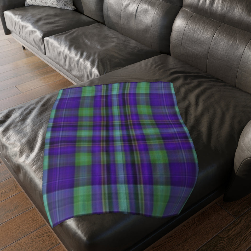 31CB  Colorful Plaid Blanket