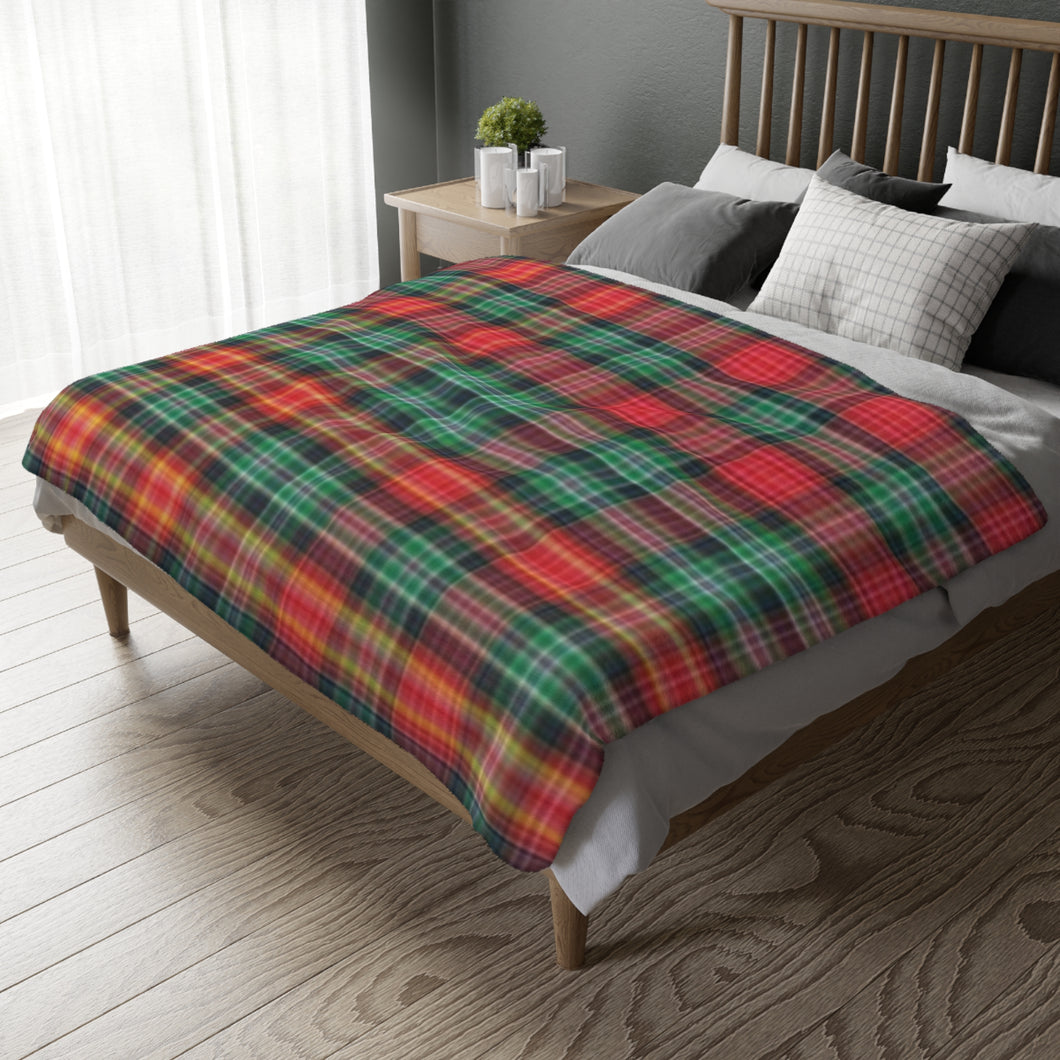 45CB  Colorful Plaid Blankets