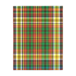 66CB  Colorful Plaid Blanket