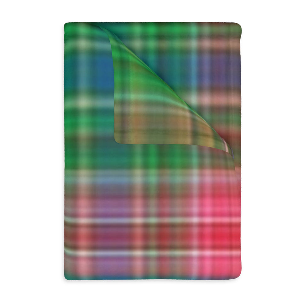 44CB  Colorful Plaid Blanket