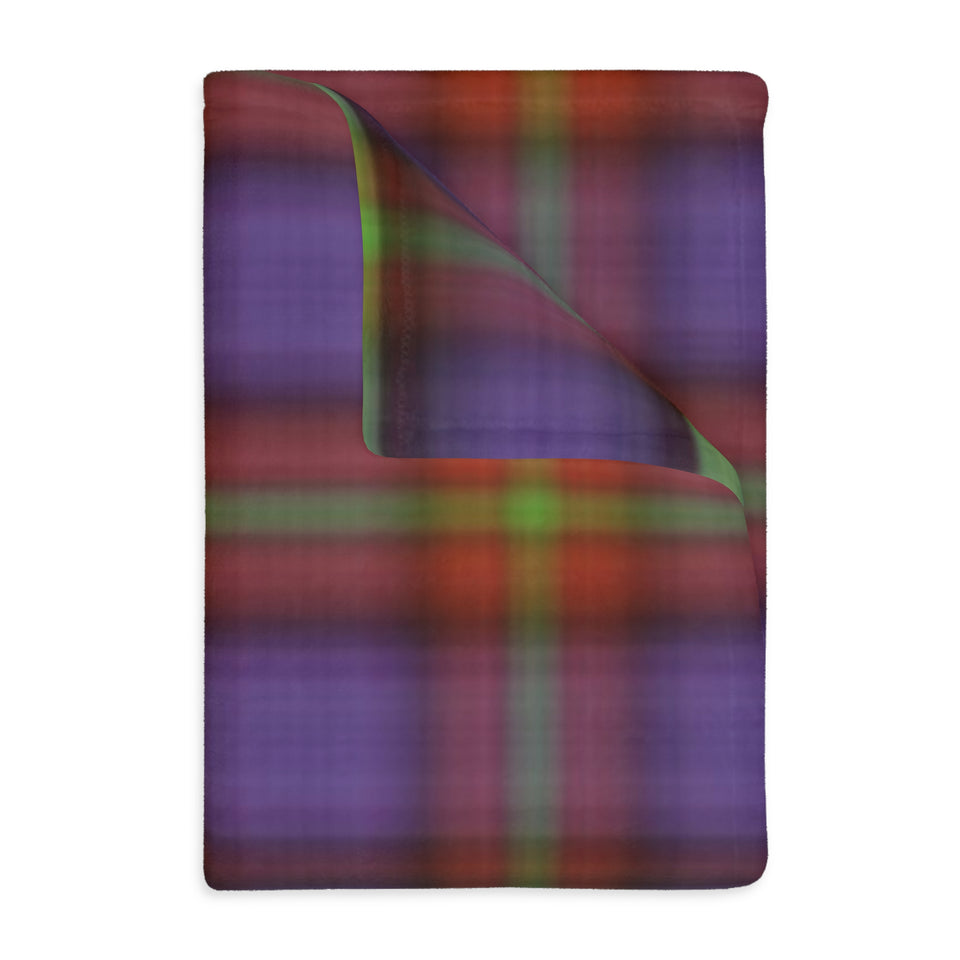 21CB  Colorful Plaid Blanket
