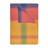 8CB  Colorful Plaid Blanket