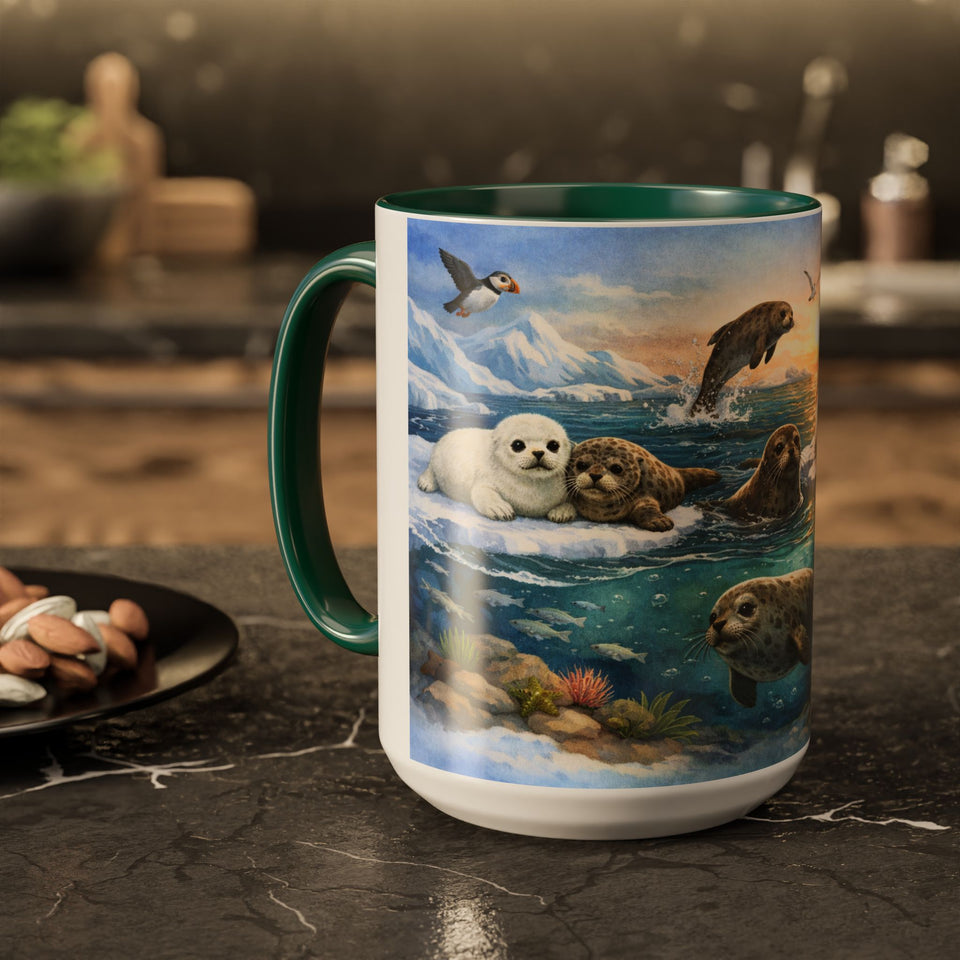 AM35  Arctic  Seal & Polar Friends Mug