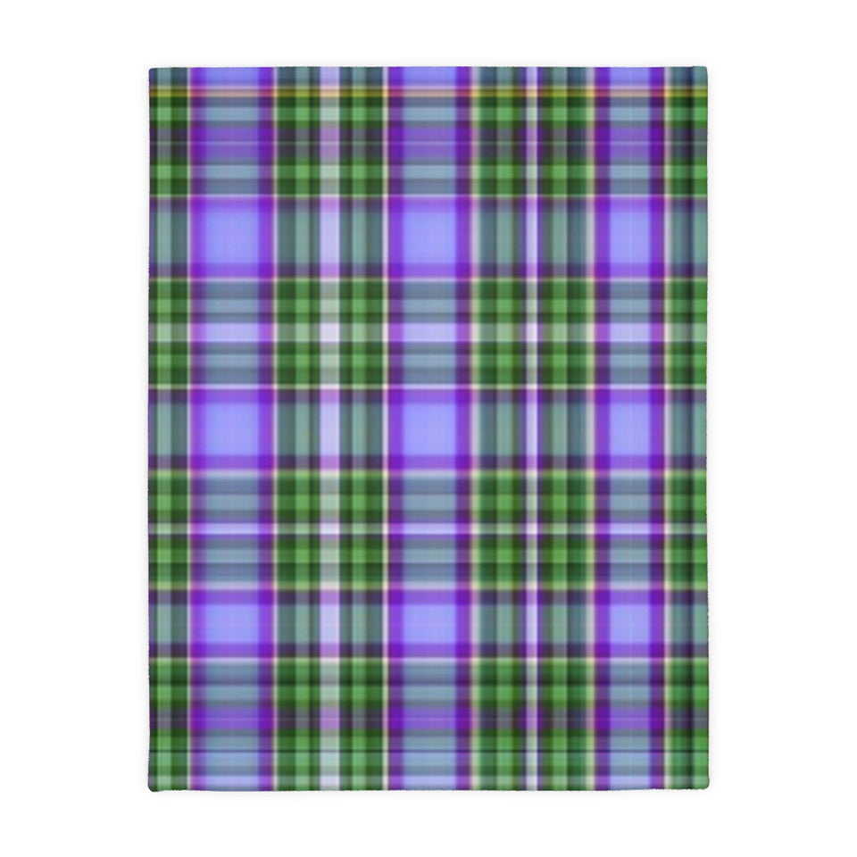 32CB  Colorful Plaid Blanket