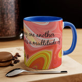 19CMSM  Colorful Marble 1 Peter 4:8 Mug