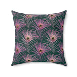 2PCF  Peacock Feather Pillow