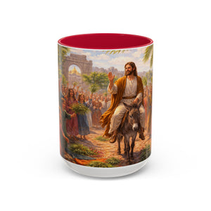 BSM76  Triumphal Entry of Jesus Mug